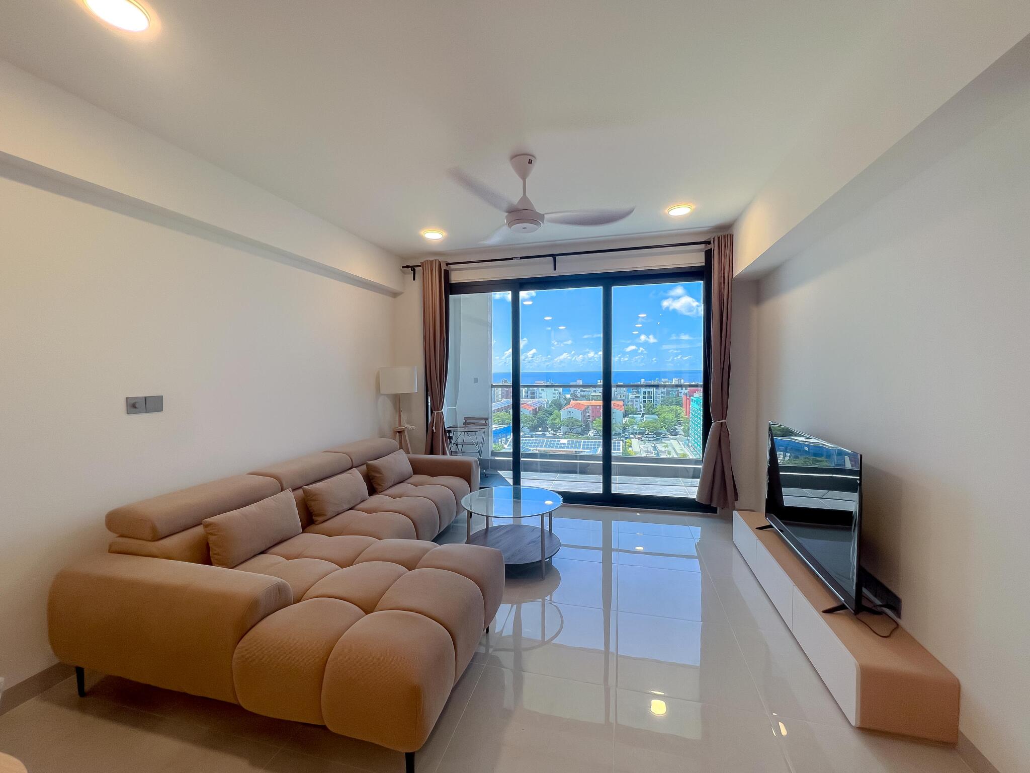 10th Floor 3BR Sunrise View Fully Furnished Apartment at Crystal Residence