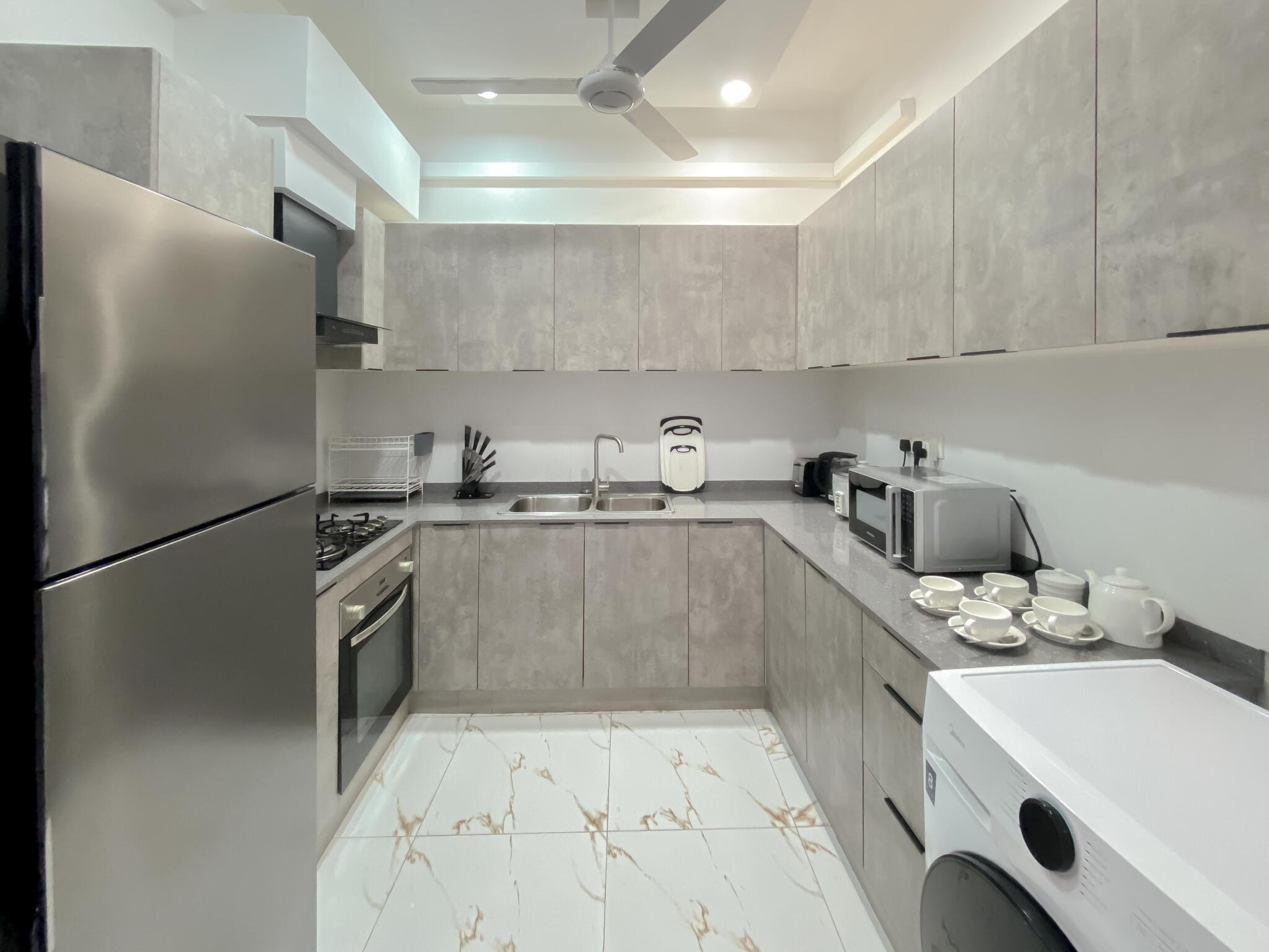Kitchen — 3-bedroom Modern Executive 3-Bedroom Serviced Apartment | Sosun Magu, Malé, Sosun Magu