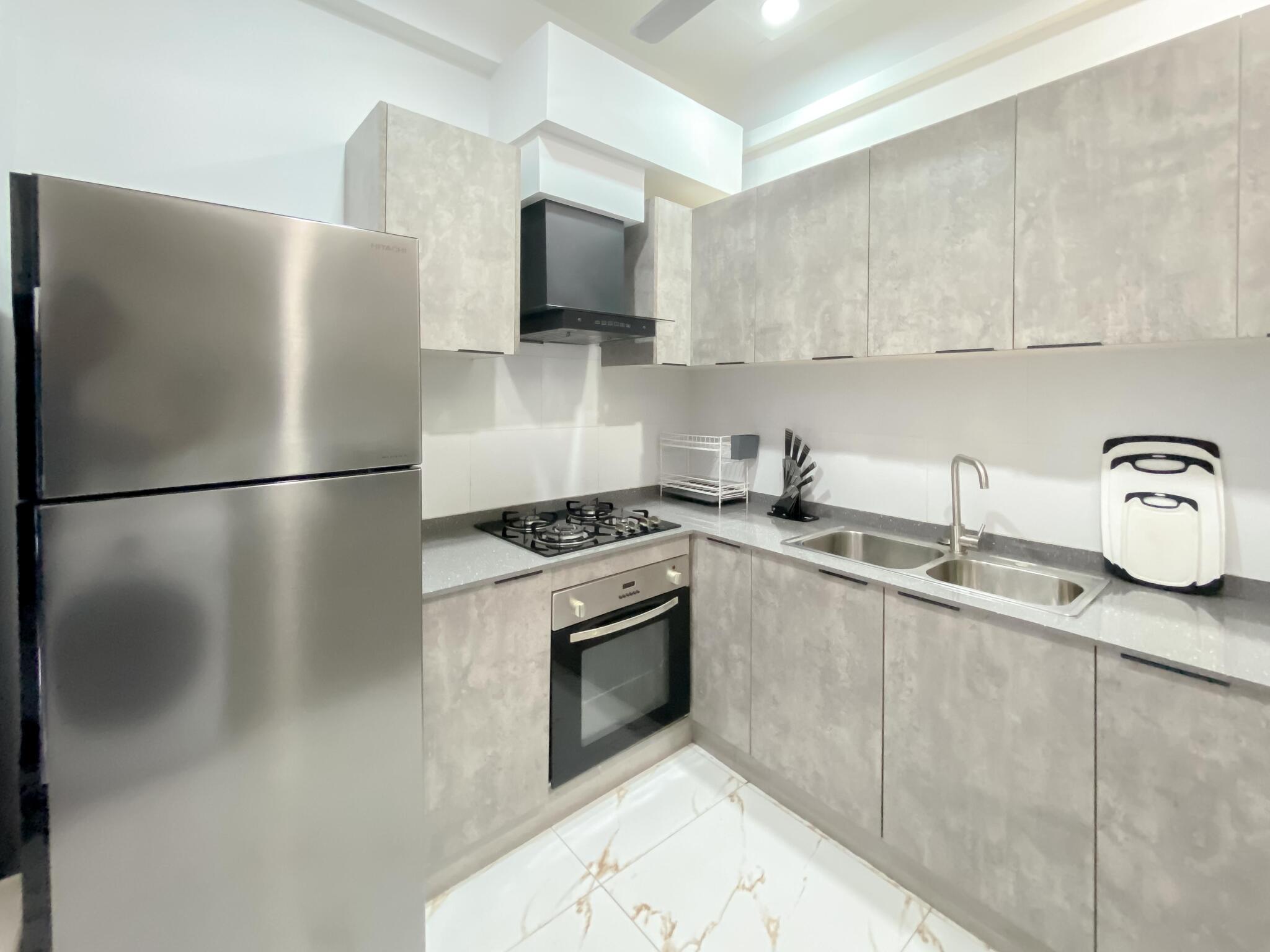 Kitchen — 3-bedroom Modern Executive 3-Bedroom Serviced Apartment | Sosun Magu, Malé, Sosun Magu