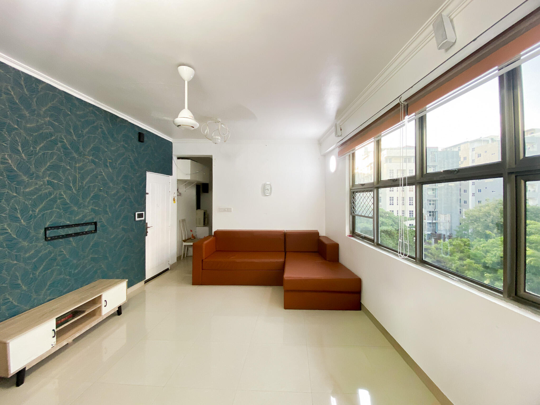 2+1 or 3BR Apartment in Male with Natural Lights in All Rooms Corner Unit facing Iskandharu School