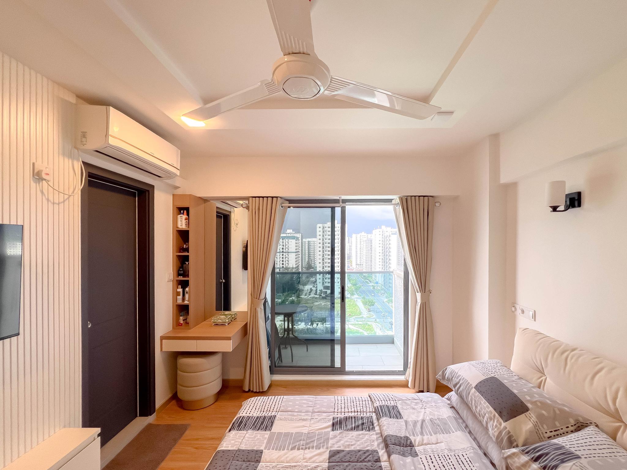 Master Bedroom — 3-bedroom Blue Heaven Channel View 2+1 BR Fully Furnished Custom Designed Apartment, The Blu Haven Residencies