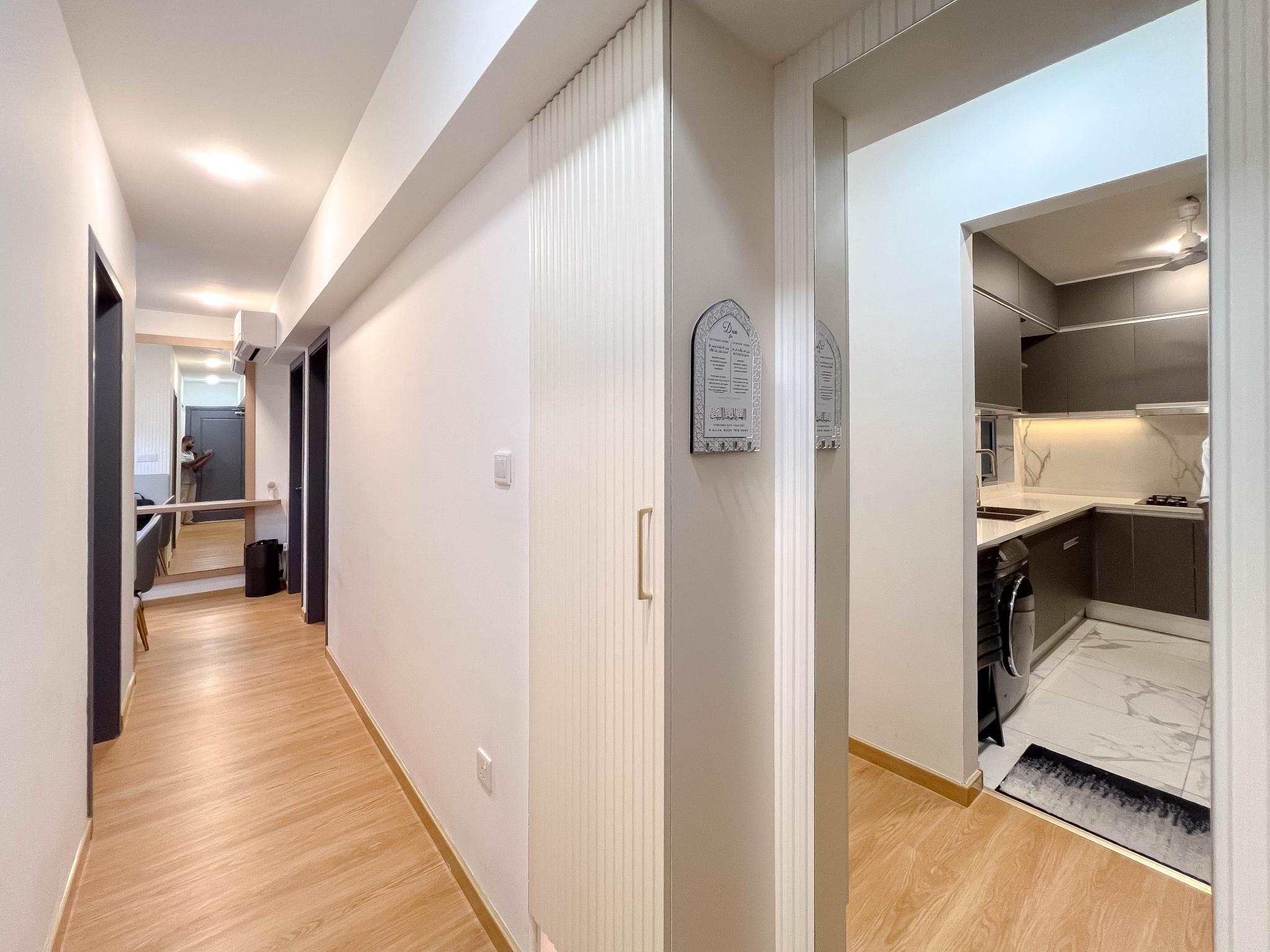 Living Area — 3-bedroom Blue Heaven Channel View 2+1 BR Fully Furnished Custom Designed Apartment, The Blu Haven Residencies