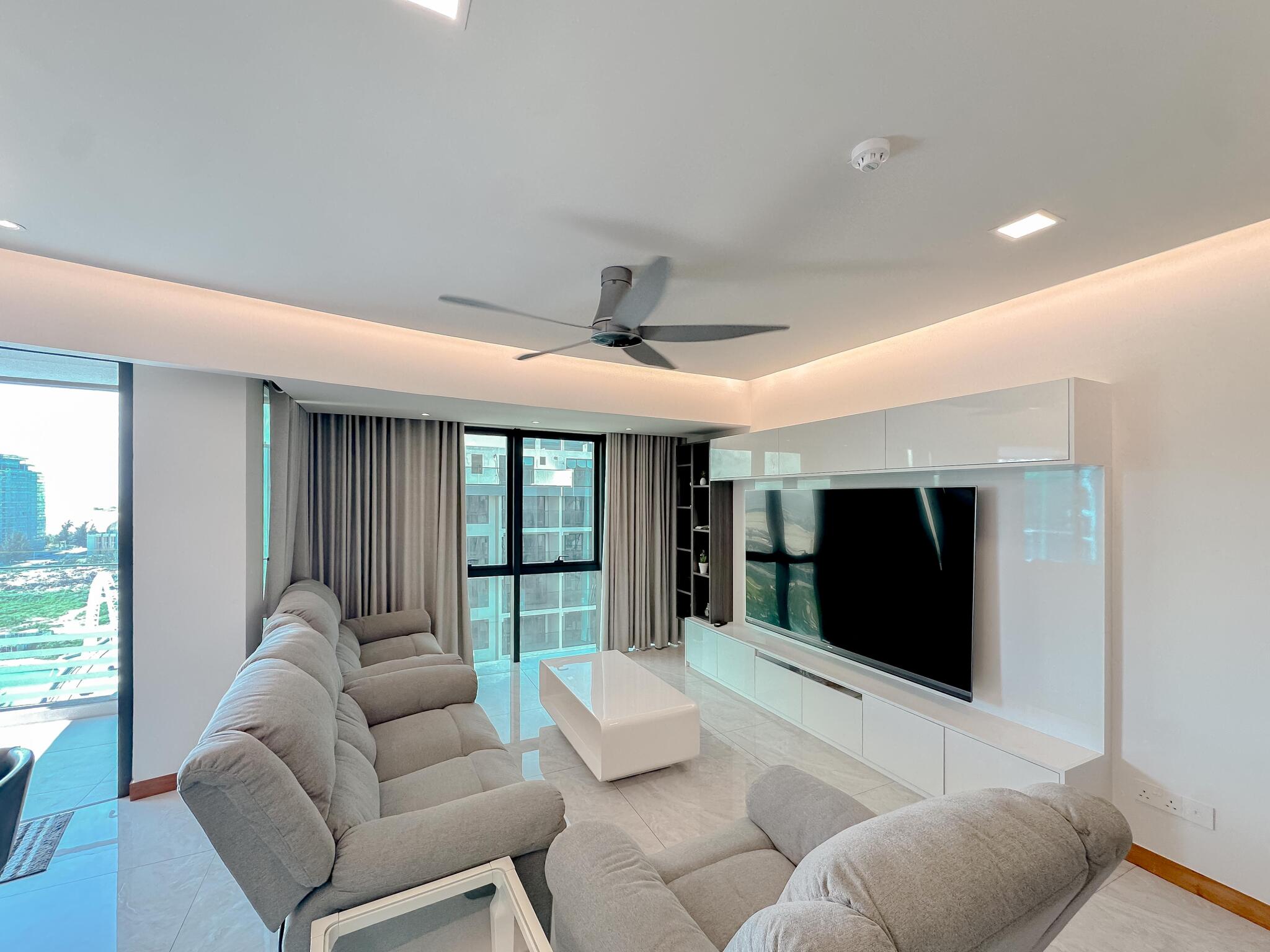 Kitchen — 3-bedroom FW Residence 12th Floor Corner Luxury Unit, Reethigas Magu
