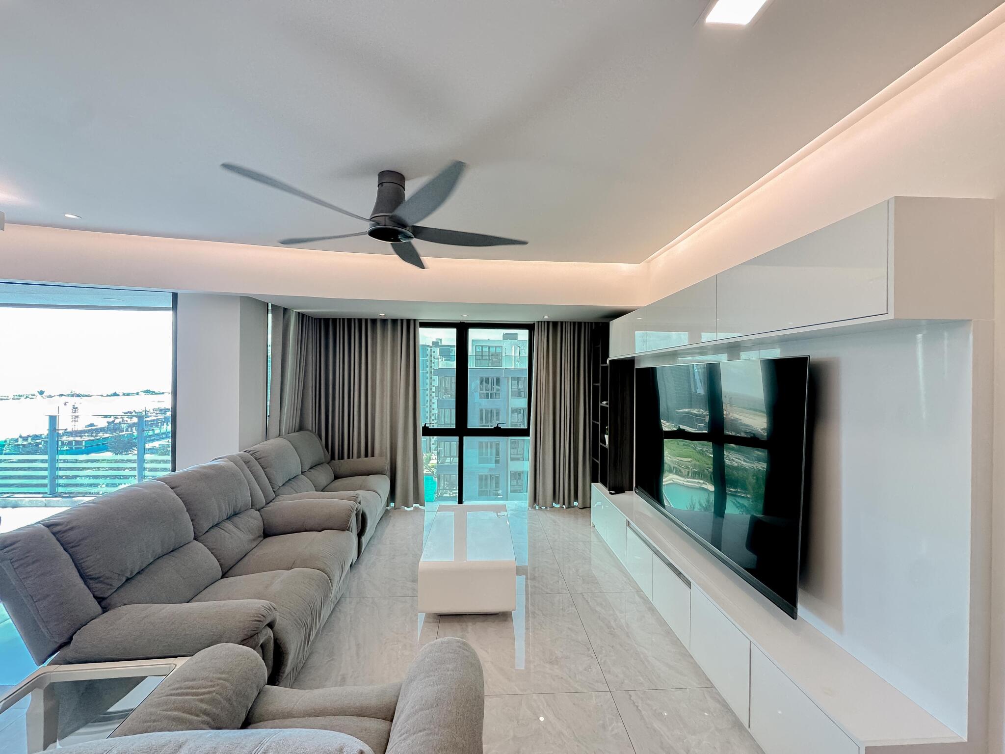 Kitchen — 3-bedroom FW Residence 12th Floor Corner Luxury Unit, Reethigas Magu
