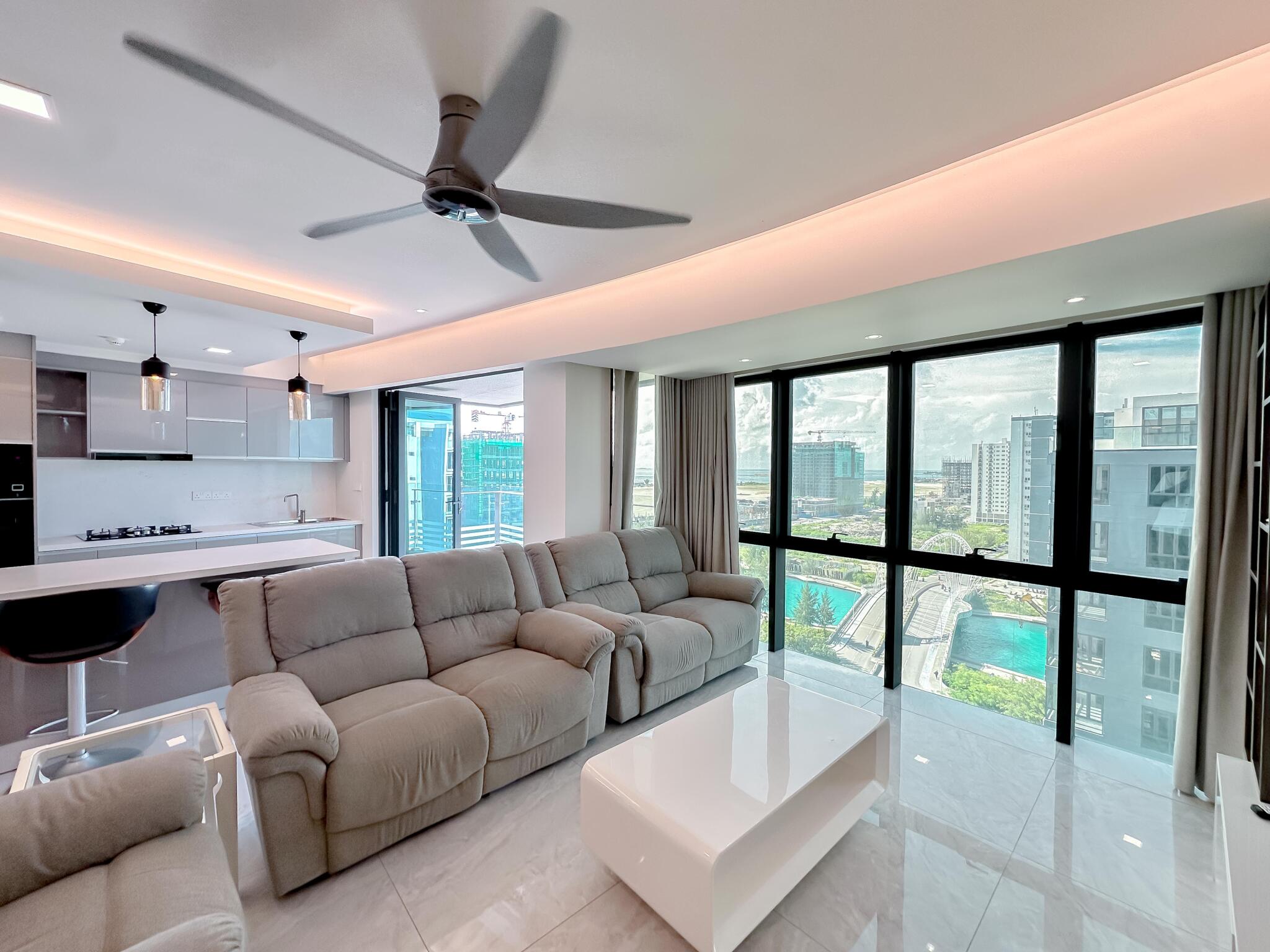 Kitchen — 3-bedroom FW Residence 12th Floor Corner Luxury Unit, Reethigas Magu
