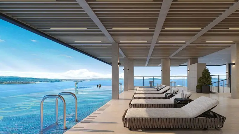 The level-17 infinity pool as rendered by the developer. Render: Bayfancy